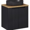 Nova Black – Szafki łazienkowe - 60cm z blatem i umywalką nablatową Beyond