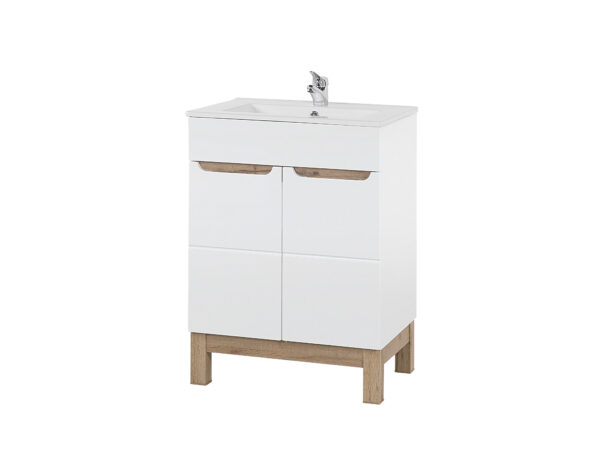 Bali White – Szafki łazienkowe - 60cm z umywalką