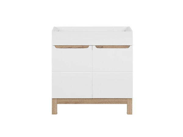 Bali White - Szafka pod umywalkę 80cm 2 drzwi - obrazek 2