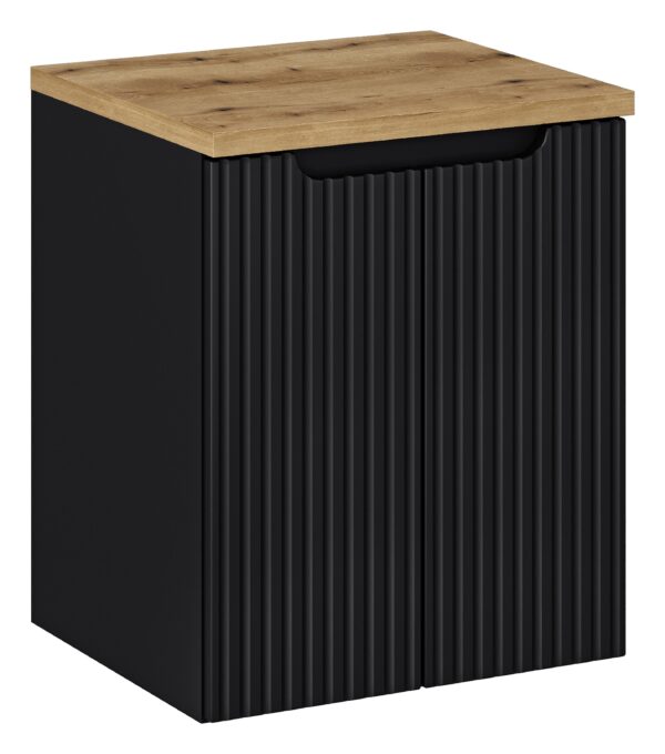 Nova Black – Szafki łazienkowe - 50cm z blatem