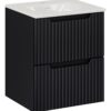 Nova Black – Szafki łazienkowe - 50cm z umywalką meblową SKY
