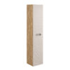 Ocean Beige – Szafki łazienkowe - 90cm z blatem, umywalką nablatową Nika i szafką wysoką - obrazek 5