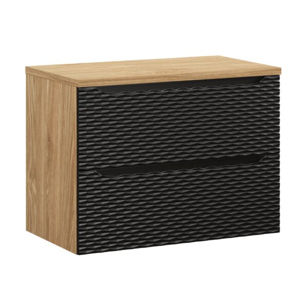 Ocean Black – Szafki łazienkowe - 80cm z blatem