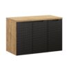 Luxor Black – Szafki łazienkowe - 90cm z blatem