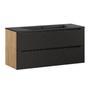 Ocean Black – Szafki łazienkowe - 120cm z umywalką meblową SKY