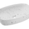 Fiji White – Szafki łazienkowe - 100cm z umywalką nablatową, szafką wysoką i lustrem led - obrazek 4