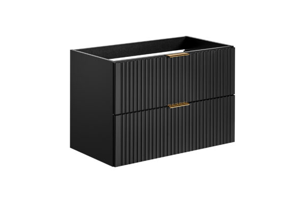Adel Black – Szafki łazienkowe - 80cm z umywalką - obrazek 2