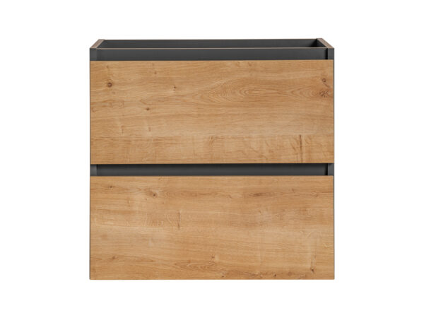 Monako Grey Oak - Szafka pod umywalkę 60cm 2 szuflady - obrazek 2