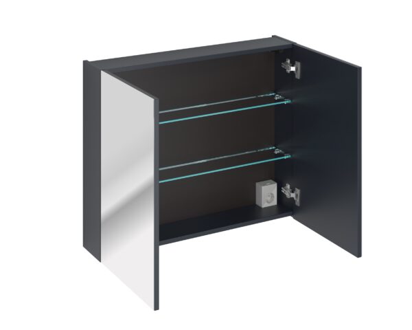 Santa Fe Deep Blue - Szafka z lustrem 80cm 2 drzwi - obrazek 3