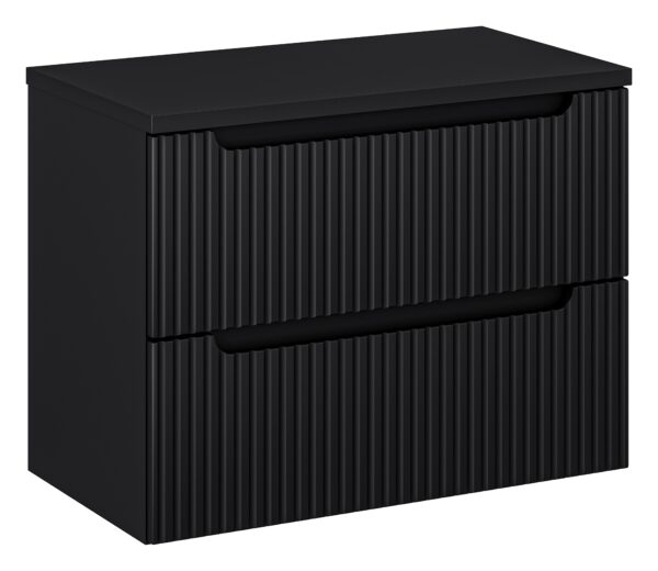 Nova Black – Szafki łazienkowe - 80cm z blatem