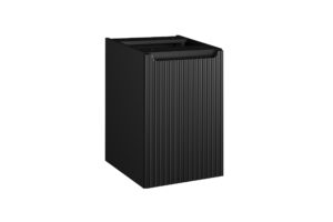 Nova Black - Szafka pod blat 40cm z koszem na pranie