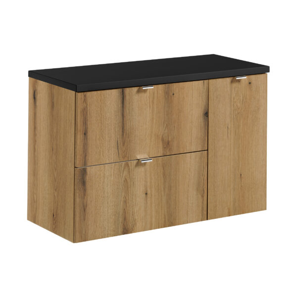 Nova Oak – Szafki łazienkowe - 90cm z blatem