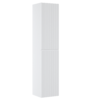 Iconic White – Szafki łazienkowe - 180cm z blatem, 2 umywalkami nablatowymi Kama, szafką wysoką i lustrem - obrazek 5
