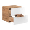 Aruba White - Szafka pod umywalkę nablatową 60cm 2 szuflady - obrazek 3