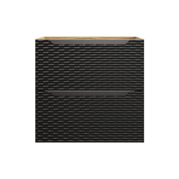 Ocean Black - Szafka pod umywalkę 60cm 2 szuflady - obrazek 2