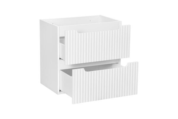 Nova White - Szafka pod umywalkę 60cm 2 szuflady - obrazek 3