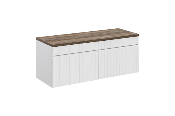 Iconic White – Szafki łazienkowe - 160cm z blatem