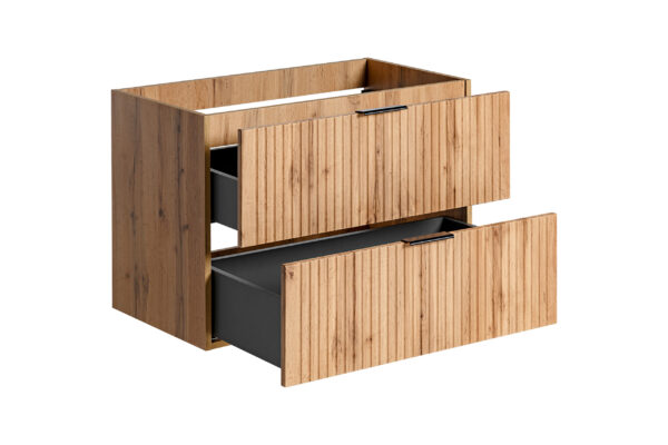 Adel Oak - Szafka pod umywalkę 80cm 2 szuflady - obrazek 3