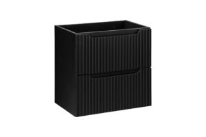 Nova Black - Szafka pod umywalkę 60cm 2 szuflady