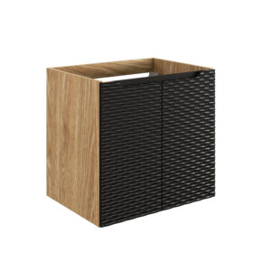 Ocean Black - Szafka pod umywalkę 60cm 2 drzwi