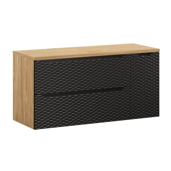 Ocean Black – Szafki łazienkowe - 120cm z blatem