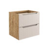 Luxor Beige – Szafki łazienkowe - 60cm z blatem i umywalką nablatową Smile - obrazek 2