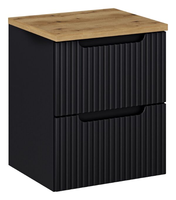 Nova Black – Szafki łazienkowe - 50cm z blatem