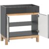 Bali Grafit - Szafka pod umywalkę 60cm 2 drzwi - obrazek 2