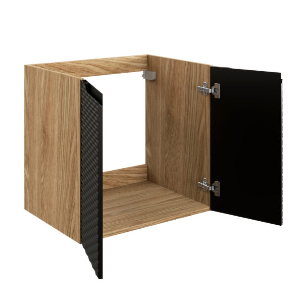 Ocean Black - Szafka pod umywalkę 60cm 2 drzwi - obrazek 3