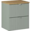 Line Reed Green – Szafki łazienkowe - 50cm z blatem