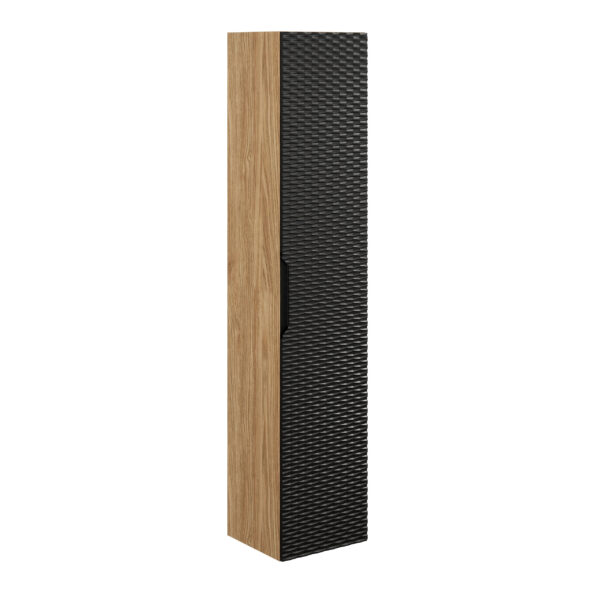 Szafki łazienkowe - 120cm z blatem, 2 umywalkami nablatowymi Cloud i szafką wysoką - obrazek 5