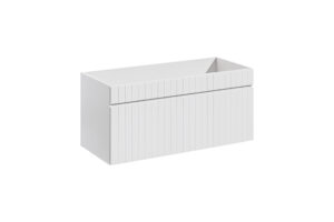 Iconic White - Szafka pod umywalkę 100cm 1 szuflada