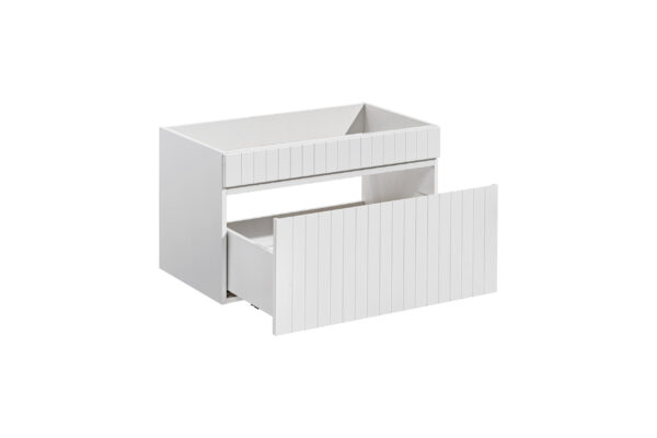 Iconic White - Szafka pod umywalkę 80cm 1 szuflada - obrazek 3