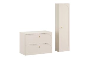 Donna Sand - Zestaw meblowy 80cm z blatem i Szafką wysoką