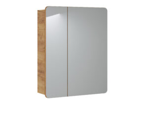 Aruba White - Szafka z Lustrem 60cm 2 Drzwi