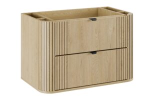 Ovalia Cremona - Szafka pod umywalkę 80cm 2 szuflady