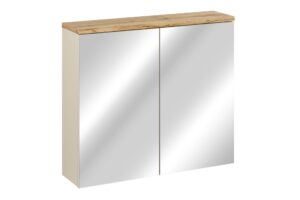 Bali Cashmere - Szafka z lustrem 80cm 2 drzwi